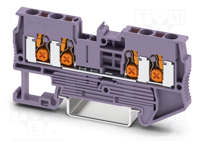 Splice terminal: rail; XT; 24A; 800V; PA; L: 35.3mm; 0.5÷4mm2; ways: 1