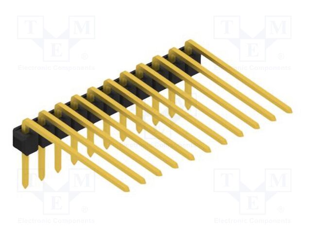 Connector: pin strips; pin header; male; PIN: 11; 2.54mm; THT; 1x11