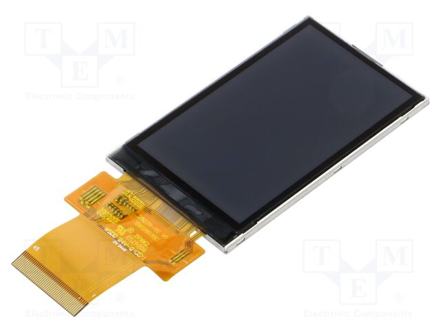 Display: TFT; 2.8"; 240x400; Illumin: LED; Dim: 72.5x44x2.54mm