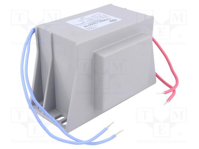 Transformer: mains; 135VA; 230VAC; 17V; 7.94A; Leads: 200mm leads