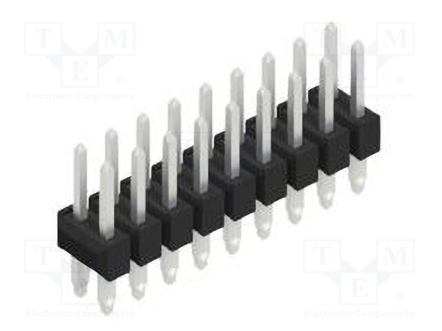 Connector: pin strips; pin header; male; PIN: 18; 2.54mm; THT; 2x9
