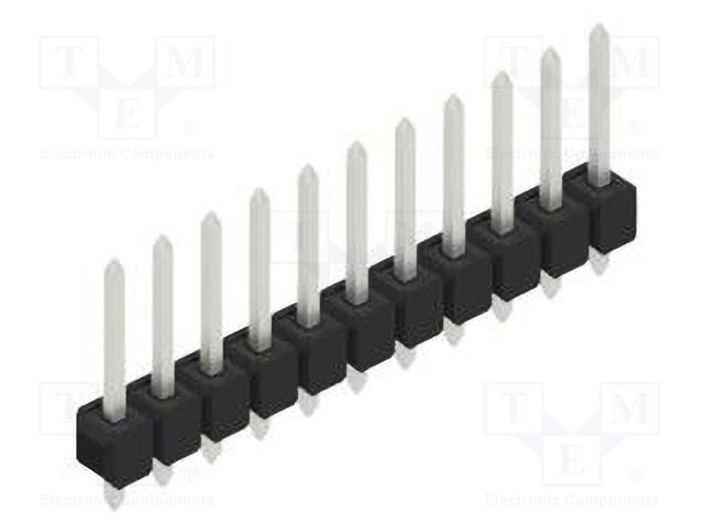 Connector: pin strips; pin header; male; PIN: 11; 2.54mm; THT; 1x11