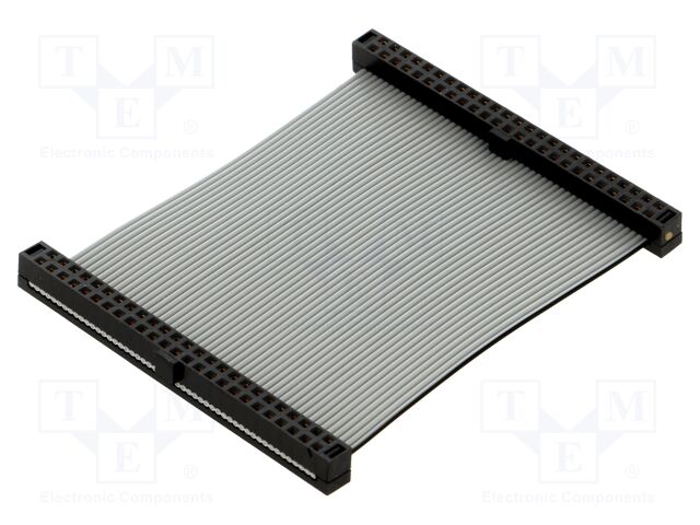 Ribbon cable with IDC connectors; IDC,both sides; Tape ph: 1mm