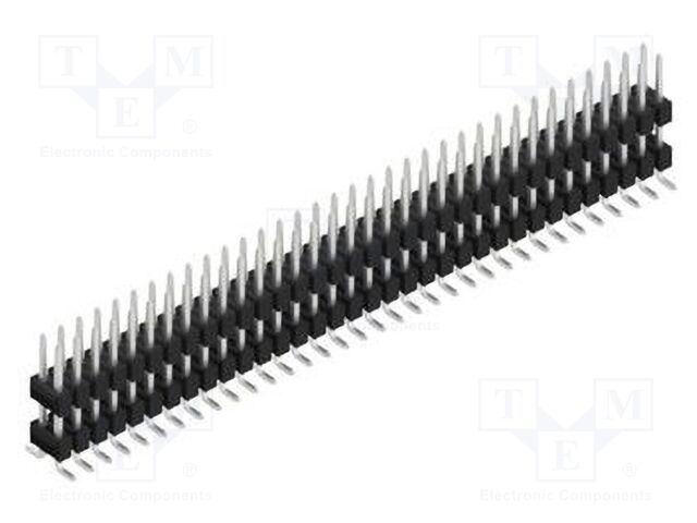 Connector: pin strips; pin header; male; PIN: 68; 2.54mm; SMT; 2x34