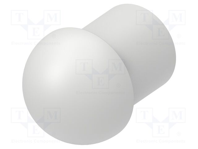 Stopper; polyamide; light grey; L: 13mm; -20÷100°C; Entrelec