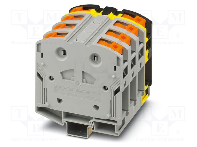 Splice terminal: rail; 232A; 1kV; PA; 25÷95mm2; ways: 4; terminals: 8