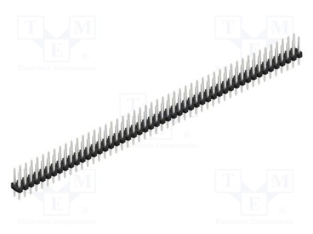 Connector: pin strips; pin header; male; PIN: 100; 2mm; THT; 2x50