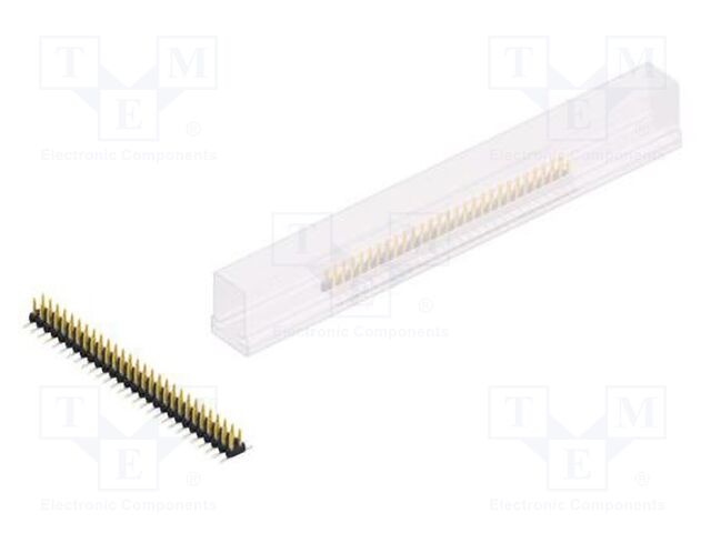 Connector: pin strips; pin header; male; PIN: 56; 2mm; SMT; 2x28