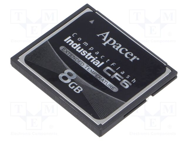 Memory card; industrial; CF,MLC; R: 110MB/s; W: 65MB/s; 8Gb