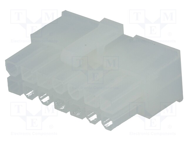 Plug; wire-board; female; MF42; 4.2mm; PIN: 14; w/o contacts