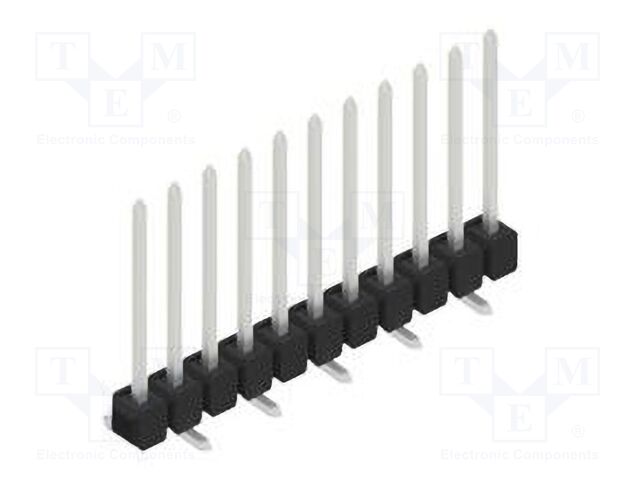 Connector: pin strips; pin header; male; PIN: 11; 2.54mm; SMT; 1x11