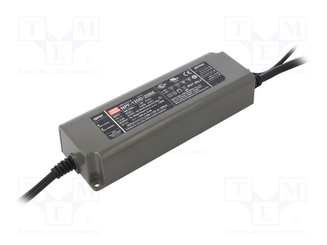 Power supply: switched-mode; LED; 120W; 12÷20VDC; 6A; 90÷305VAC