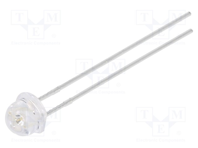 LED; 4.8mm; green; 5000mcd; 60°; Front: convex; 2.6÷3.4V; THT