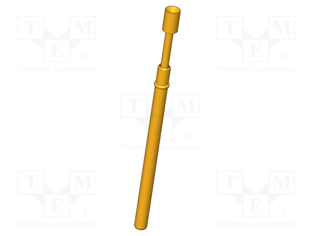Test needle; Operational spring compression: 4mm; 5A; Ø: 2mm; 0.8N