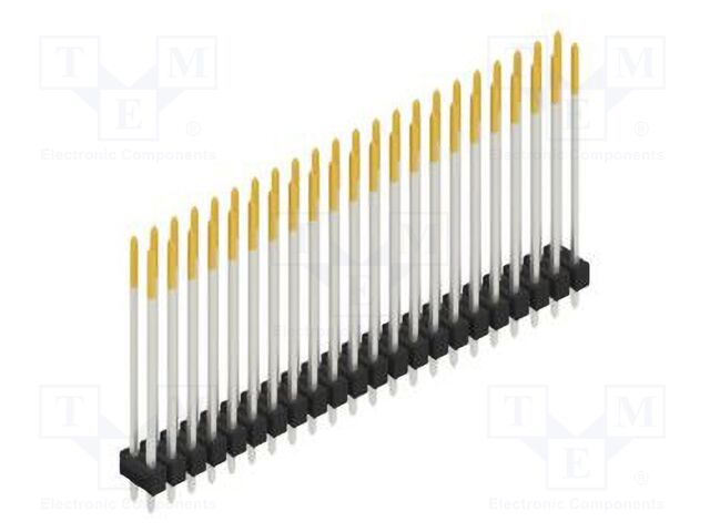 Connector: pin strips; pin header; male; PIN: 44; 2.54mm; THT; 2x22