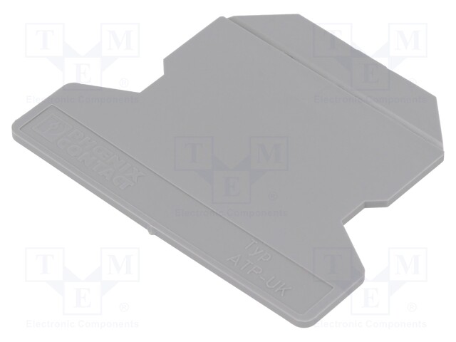 Separating plate; Application: UK2.5,UK4,UK6; grey; polyamide