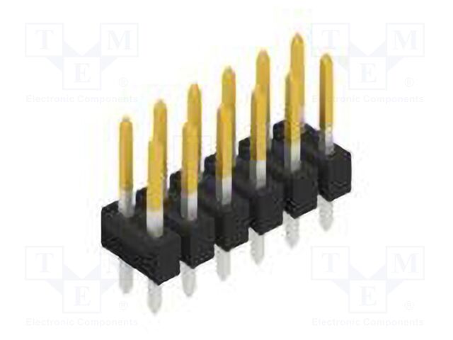 Connector: pin strips; pin header; male; PIN: 12; 2.54mm; THT; 2x6