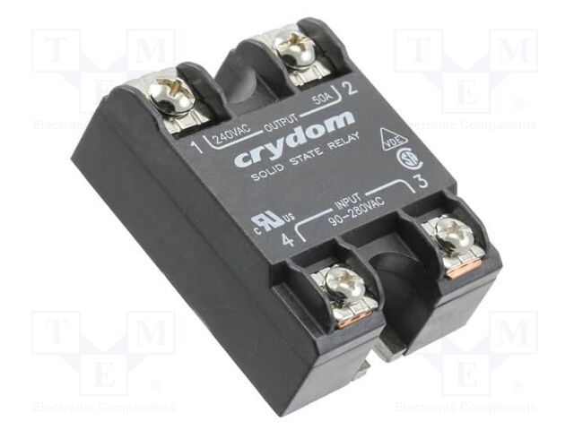 Relay: solid state; Ucntrl: 18÷36VAC; 10A; 24÷280VAC; -40÷80°C