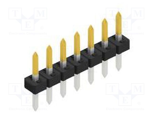 Connector: pin strips; pin header; male; PIN: 7; 2mm; THT; 1x7; 100V