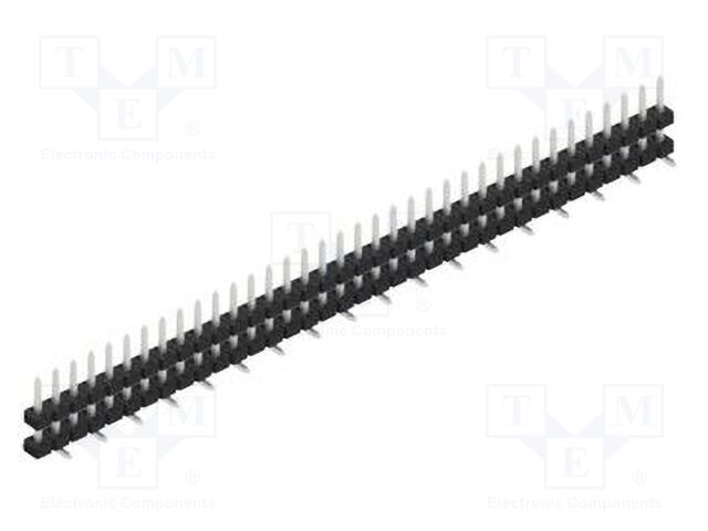 Connector: pin strips; pin header; male; PIN: 36; 2mm; SMT; 1x36