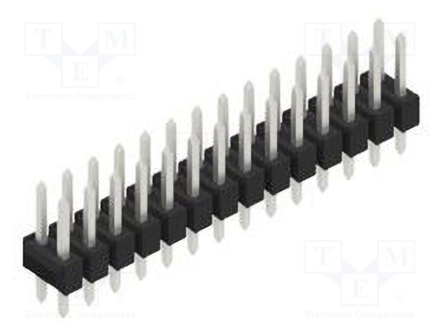 Connector: pin strips; pin header; male; PIN: 28; 2.54mm; THT; 2x14