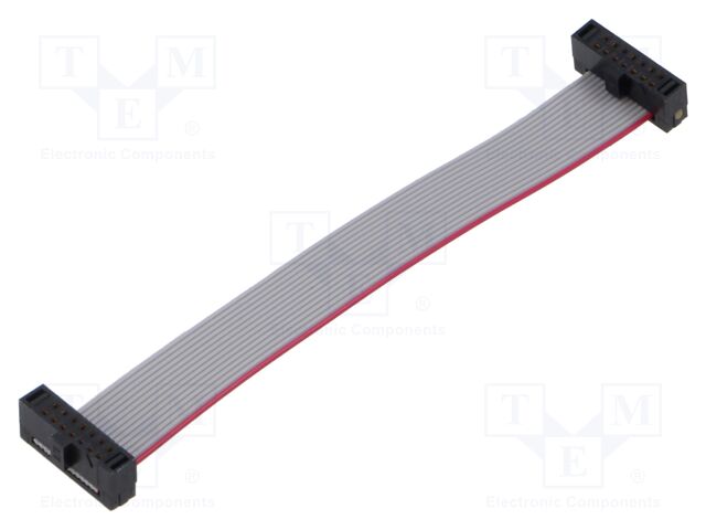 Ribbon cable with IDC connectors; Tape ph: 0.64mm; 76.2mm