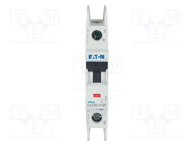 Circuit breaker; 220VDC; Inom: 10A; Poles: 1; Charact: C; 10kA; IP20