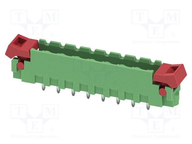 PCB headers, nominal cross section: 2.5 mm?, color: green, n
