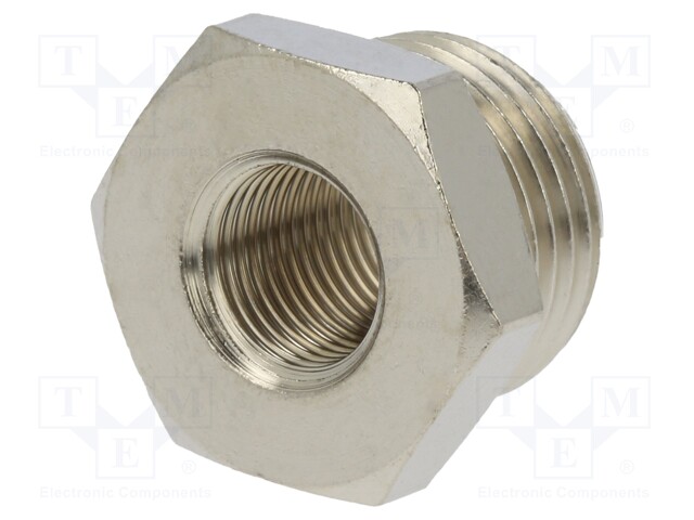 Nipple; reductive; Input thread: G 3/8"; Output thread: G 1/8"