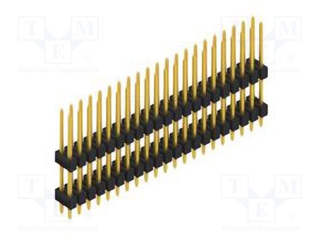 Connector: pin strips; pin header; male; PIN: 42; 2.54mm; THT; 2x21