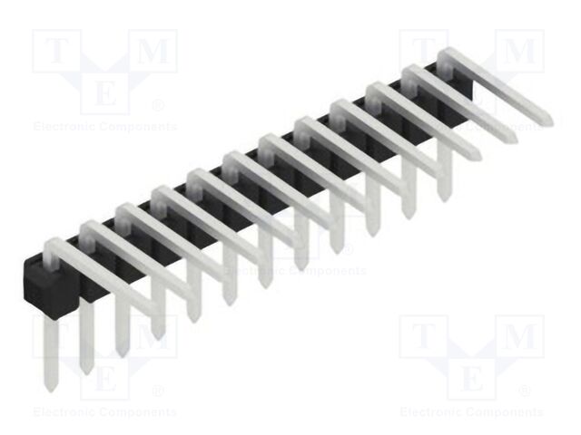 Connector: pin strips; pin header; male; PIN: 12; 2.54mm; THT; 1x12