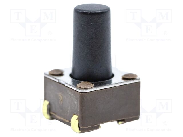 Microswitch TACT; SPST-NO; Pos: 2; 0.05A/12VDC; SMT; none; 1.6N