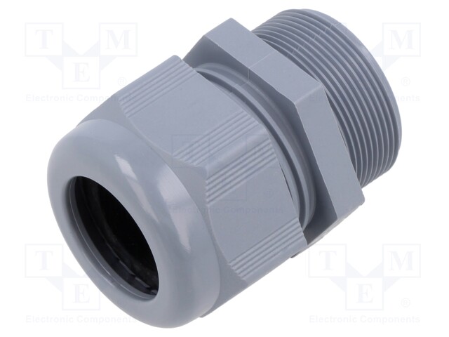 Cable gland; without nut,with long thread; M40; 1.5; IP68; grey