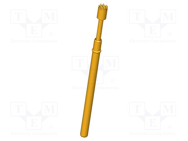 Test needle; Operational spring compression: 4mm; 5A; Ø: 2mm; 0.6N