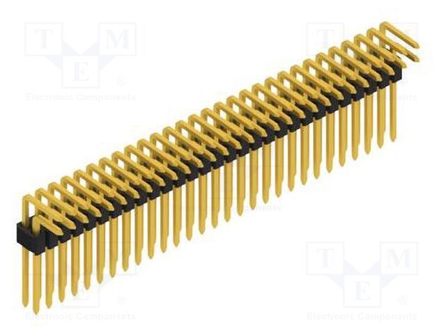 Connector: pin strips; pin header; male; PIN: 58; 1.27mm; THT; 2x29