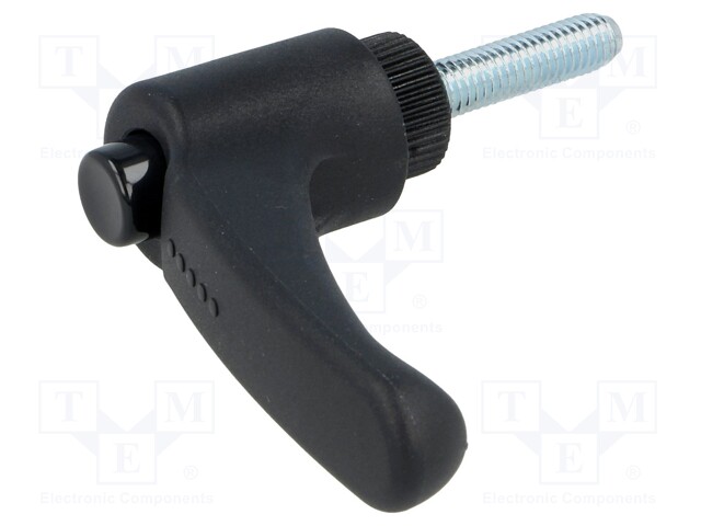 Lever; adjustable; Thread len: 16mm; Lever length: 30mm; -30÷130°C