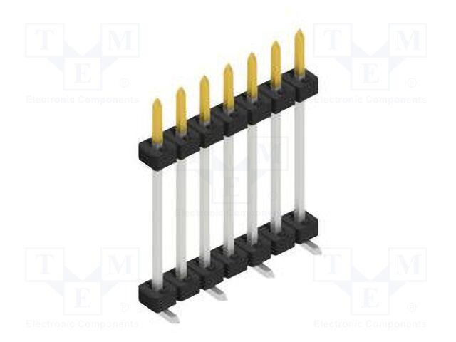 Connector: pin strips; pin header; male; PIN: 7; 2mm; SMT; 1x7; 100V