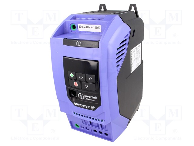 Vector inverter; Max motor power: 1.5kW; Usup: 200÷240VAC; IN: 4