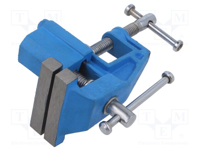 Vice; cast iron; 60mm; table edge