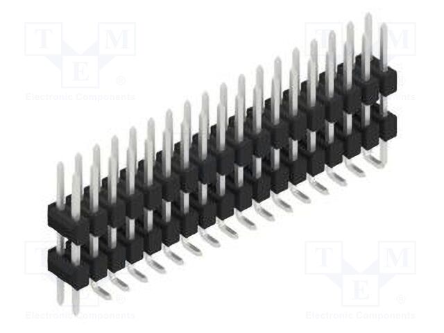 Connector: pin strips; pin header; male; PIN: 36; 2.54mm; SMT; 2x18