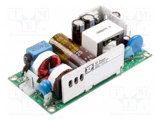 AC/DC Open Frame Power Supply (PSU), ITE, 1 Output, 55 W, 125W @ 10CFM, 85V AC to 264V AC
