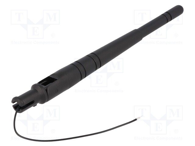 Antenna; WiFi,dipole; 3dBi; 2,4GHz; Len: 100mm; L: 157.5mm; Ø: 13mm