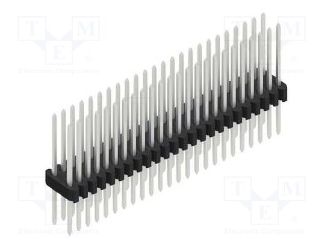 Connector: pin strips; pin header; male; PIN: 48; 1.27mm; THT; 2x24