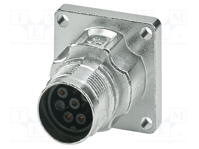 Connector: M17; socket; M17 PRO; PIN: 6; 630V; 14A; IP67; 5+PE