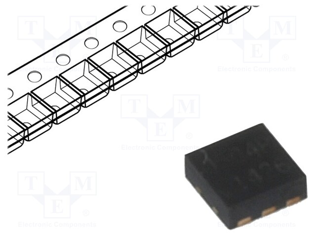 Diode: diode networks; 6V; 6A; unidirectional; 150W; SLP1616P6