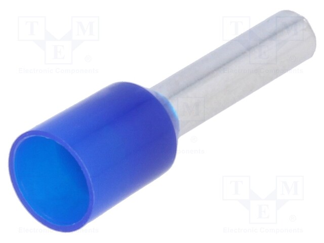 Bootlace ferrule; insulated; copper; Insulation: polyamide; 10mm