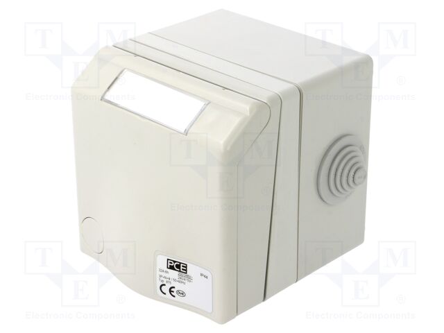 Connector: AC supply 3-phase; socket; female; 32A; 400VAC; IP44