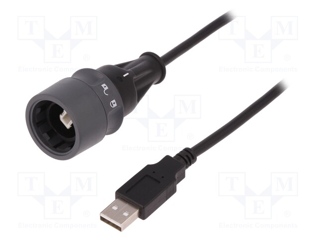 Transition: adapter cable; internal bayonet,push-pull; UL94V-0