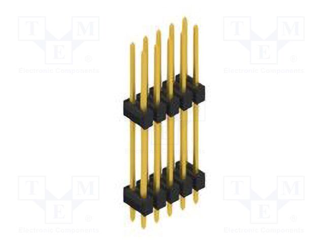 Connector: pin strips; pin header; male; PIN: 10; 2.54mm; THT; 2x5