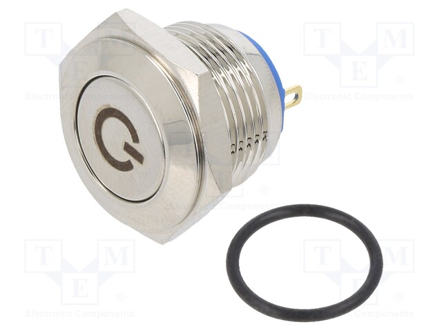 Switch: vandal resistant; Pos: 2; SPST-NO; 2A/48VDC; OFF-(ON); IP65